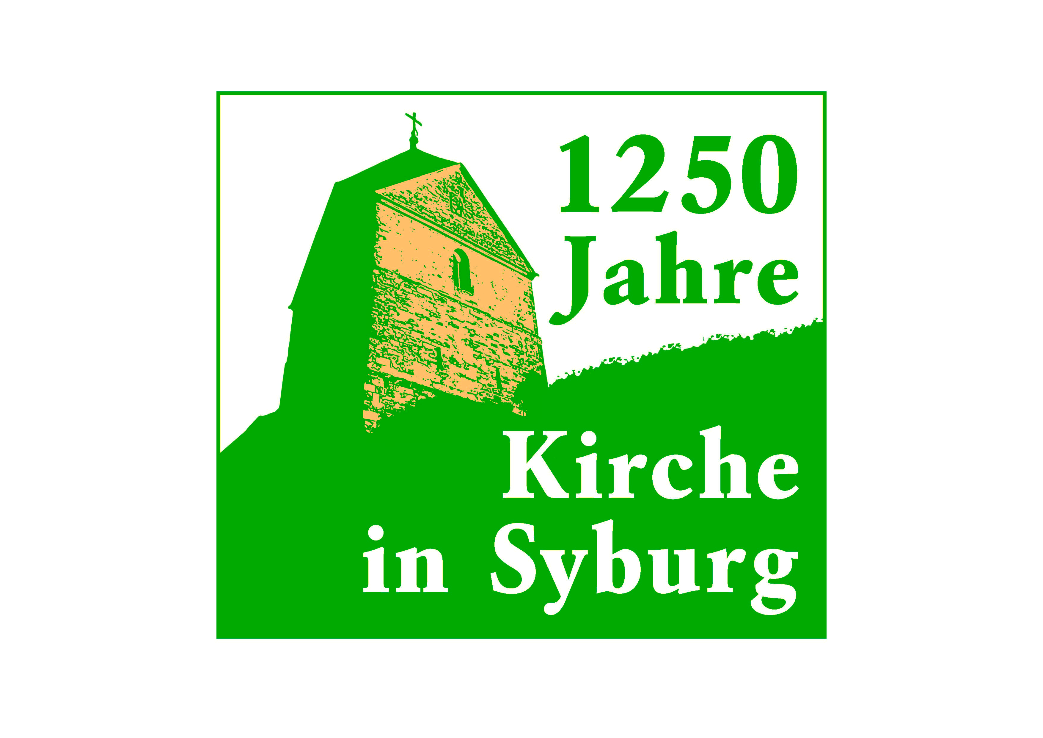Logo "1250 Jahre Kirche in Syburg"